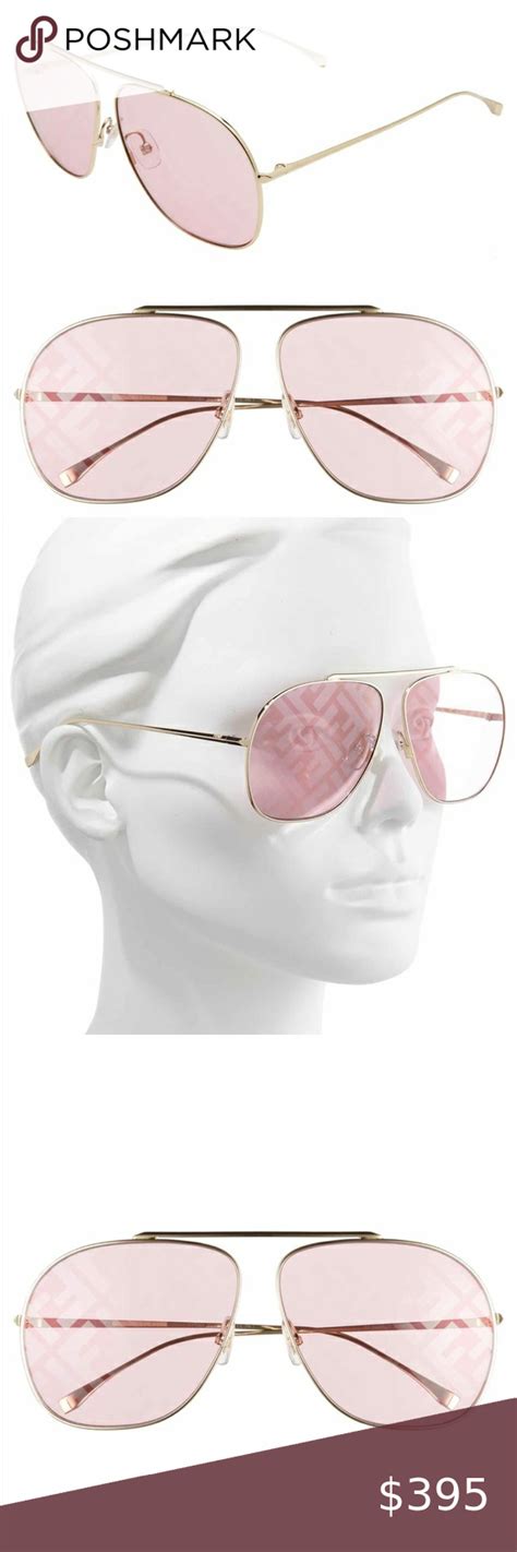 fendi aviator sunglasses rose gold|fendi sunglasses catalogue.